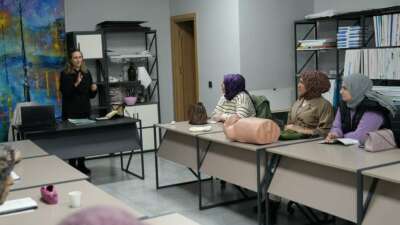 Kursiyerler hasta ve yaşlı bakımı