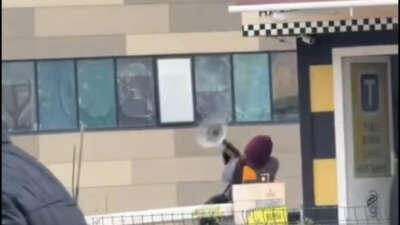  Bursa Şehir Hastanesi taksi durağında içinde