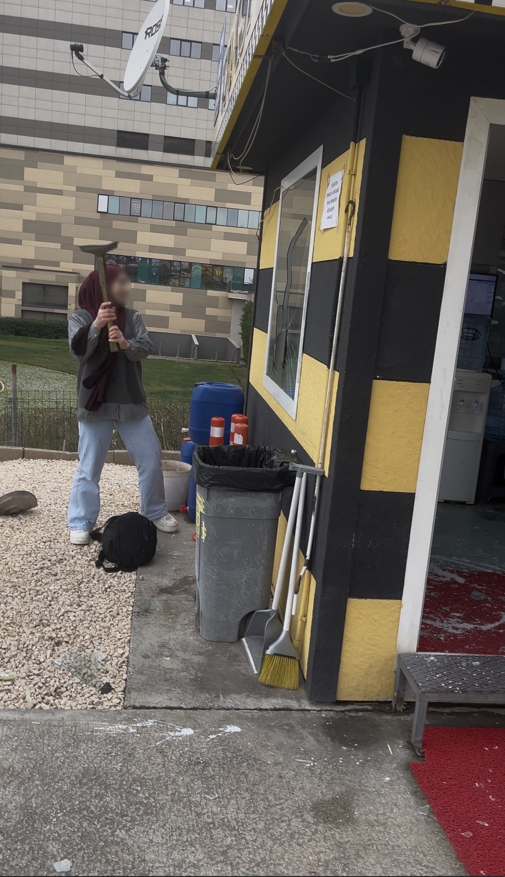 Taksi durağında dehşet: O anlar kamerada