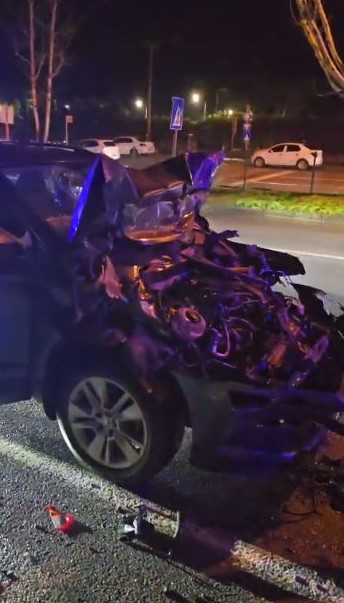 Bursa'nın Mudanya ilçesinde yol