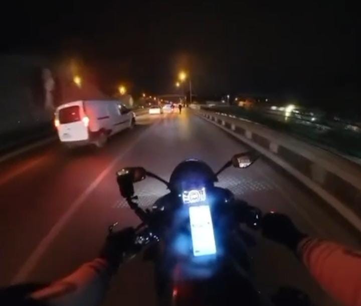 Bursa'da aniden yola çıkan