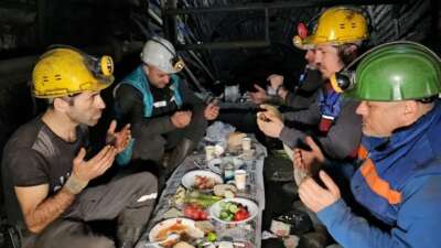 Zonguldak'ta maden işçileri Ramazan ayının