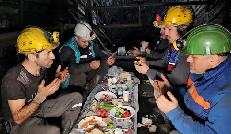 Zonguldak'ta maden işçileri Ramazan