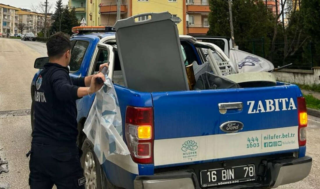 Nilüfer’de kent estetiğini bozan her şey kaldırıldı 70 cadde ve sokakta
