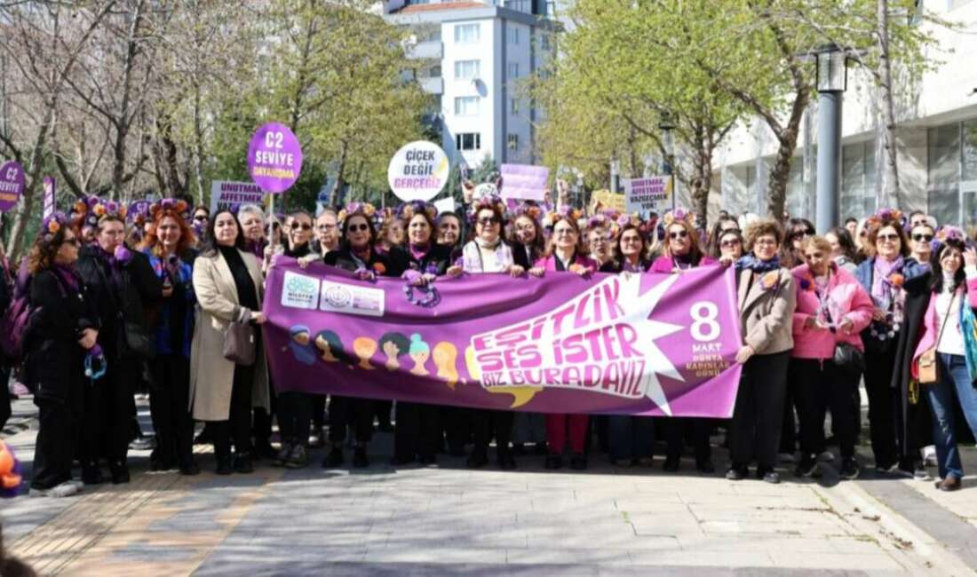 Nilüfer’de kadınlar eşitlik, barış ve adalet taleplerini dile getirdi Nilüfer Belediyesi ve Nilüfer Kent