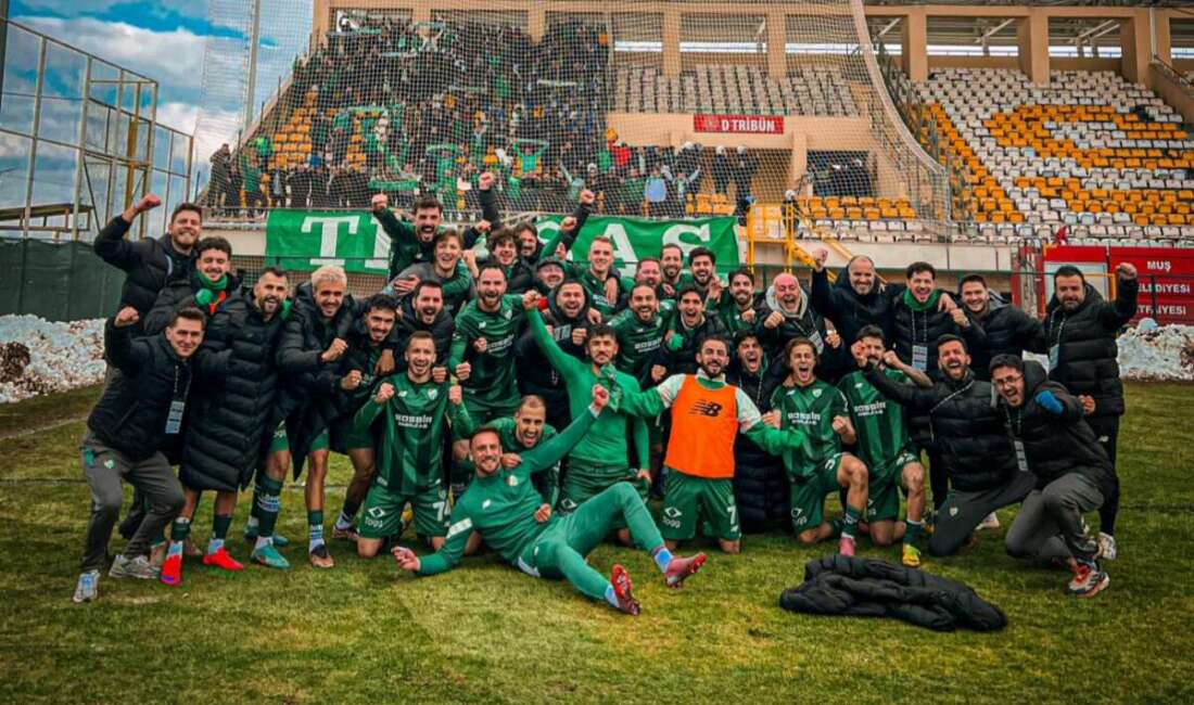 Şampiyonluk geliyor; Bursaspor’dan kritik 3 puan… Bursaspor deplasmanda Muşspor’u 1-0 mağlup