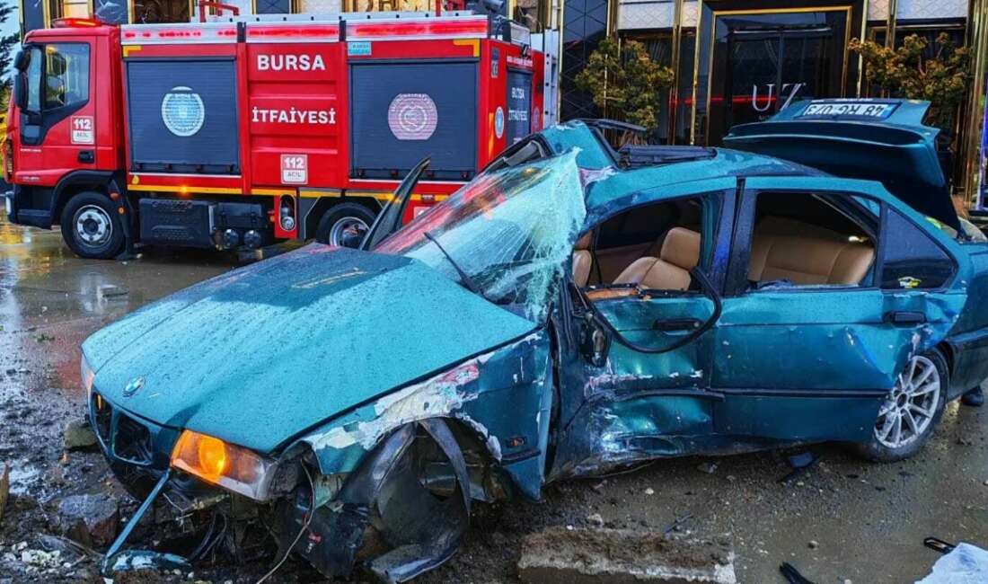 Bursa'nın İnegöl ilçesinde yağış