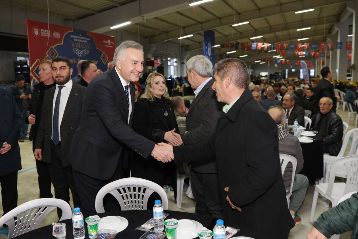 Bursa Orhangazi’de aynı sofrada buluştular!