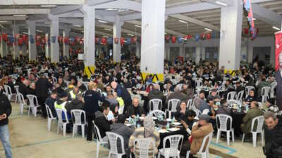 Bursa Orhangazi’de aynı sofrada buluştular!