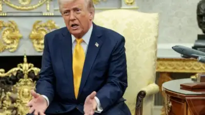 Beyaz Saray'da konuşan ABD Başkanı