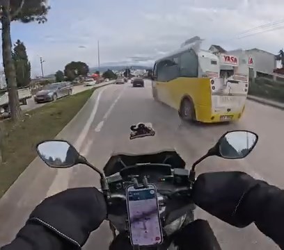 Bursa’da herkesin ‘eyvah’ dediği anda… Bursa’da kayda alınan anlar,