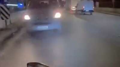 Bursa'da motosiklet sürücüsü, ters yönden