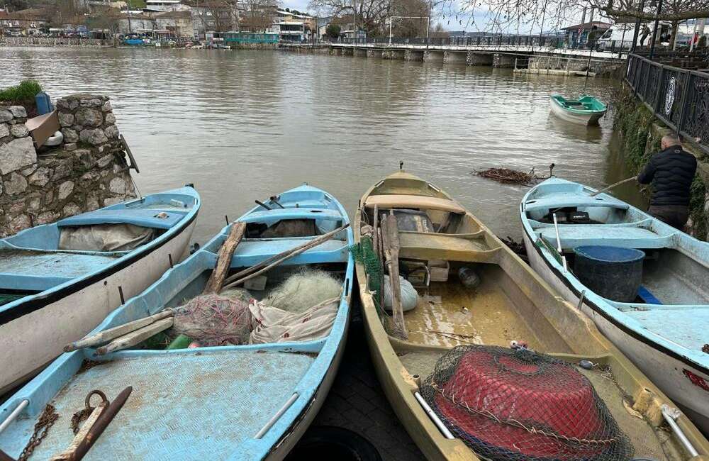 Bursa'daki Uluabat Gölü'nde avlanan