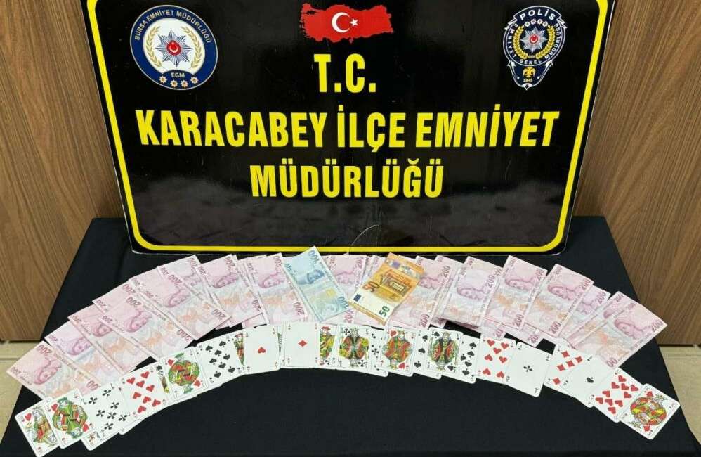 Bursa’da 24 şahsa 278 bin 496 idari para cezası Bursa’da kumar oynatan ve