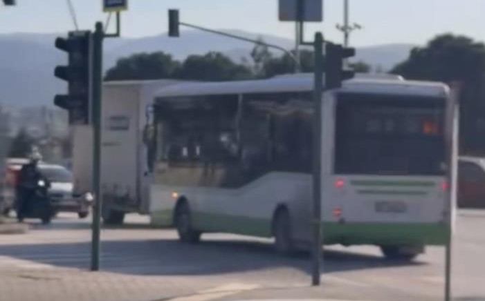 Bursa'da özel halk otobüsünün