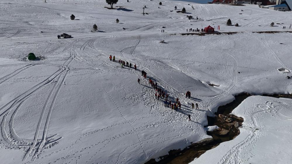 Bursa Uludağ’daki bu tatbikat nefes kesti! Uludağ'da AFAD öncülüğünde yapılan çığ