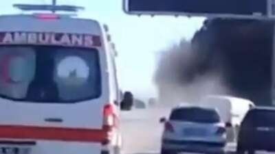 Bursa’da kırmızı ışığı son anda fark edince olanlar oldu!