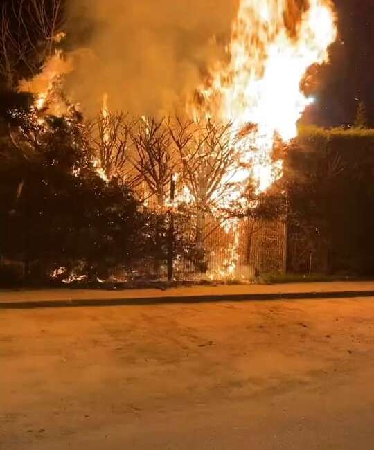 Bursa’da göz göre göre yangın çıkardılar Bursa'nın İnegöl ilçesinde