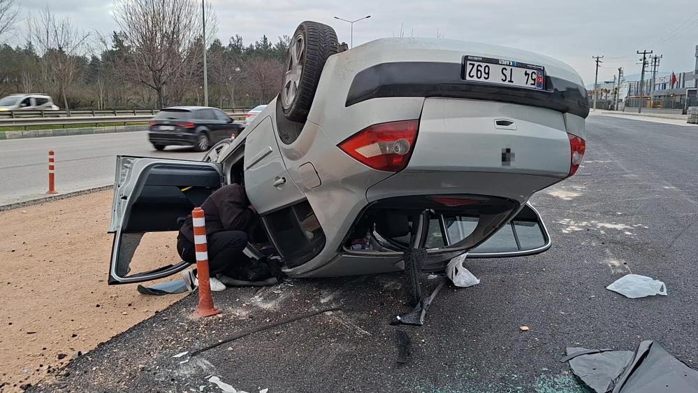 Bursa’da bu kazadan yara almadan kurtuldular! Bursa'nın Nilüfer ilçesinde kontrolden