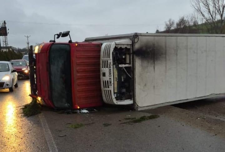 Bursa'nın İnegöl ilçesinde kontrolden