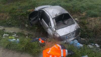 Bursa'nın İnegöl ilçesinde kontrolden çıkan