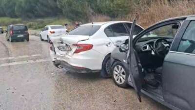 Bursa otobanında meydana gelen zincirleme