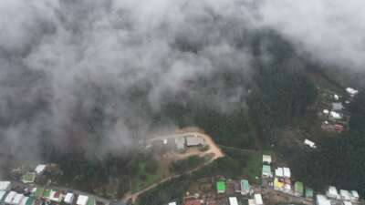 Bursa'da Uludağ'dan şehir merkezine doğru