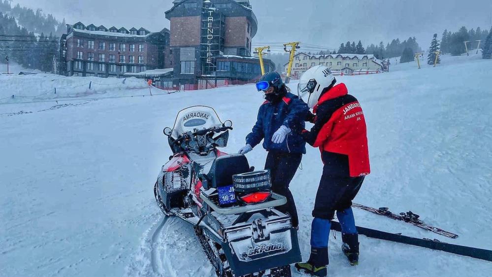 Bursa'nın Uludağ ilçesinde etkili olan