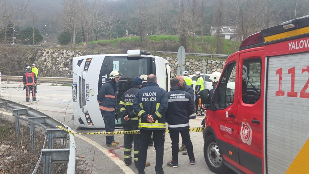 Yalova-Bursa kara yolunda sabah
