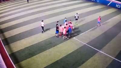 Bursa'nın Nilüfer ilçesinde halı saha