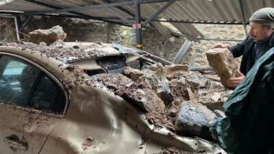 Bursa'da sağanak yağışla birlikte Uludağ'ın