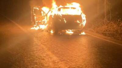 Bursa’nın İnegöl ilçesinde seyir halindeki