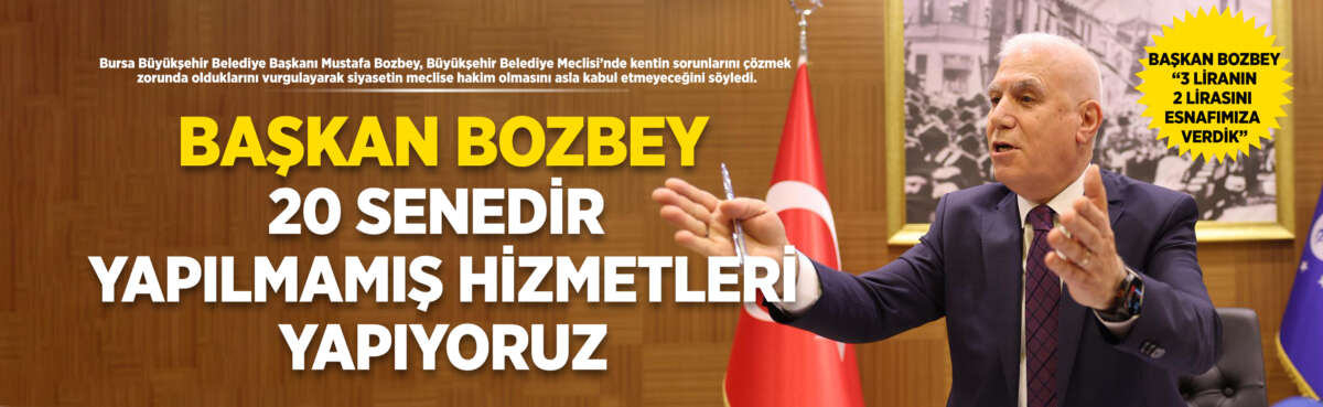 Bursa Büyükşehir Belediye Başkanı Mustafa