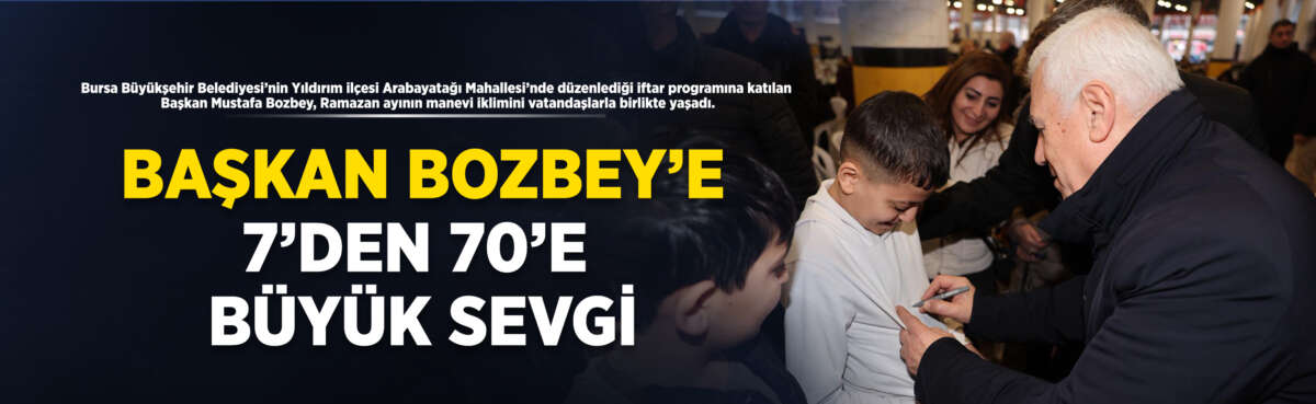 Bursa Büyükşehir Belediyesi’nin Yıldırım