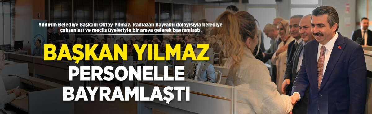 Yıldırım Belediye Başkanı Oktay Yılmaz,