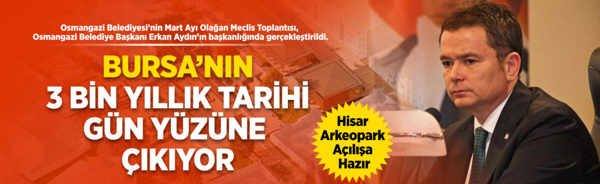 Osmangazi Belediye Başkanı Erkan Aydın,