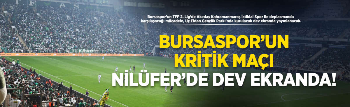 Bursaspor’un TFF 2. Lig’de Akedaş