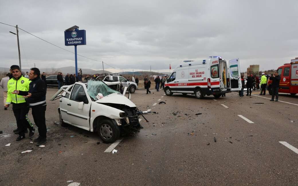 Nevşehir’de meydana gelen zincirleme