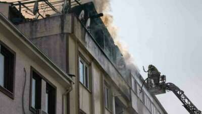 Bursa’nın İnegöl ilçesinde 4 katlı