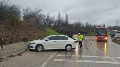 Bursa otobanında meydana gelen zincirleme