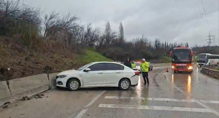 Bursa otobanında meydana gelen