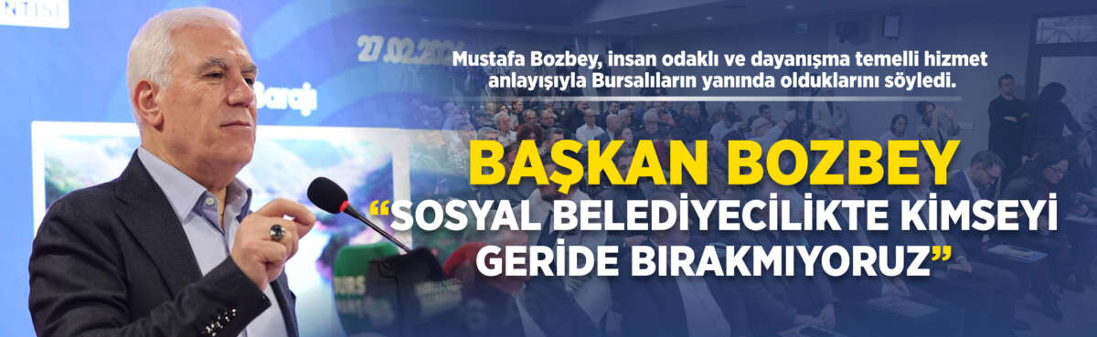 Bursa Büyükşehir Belediye Başkanı Mustafa