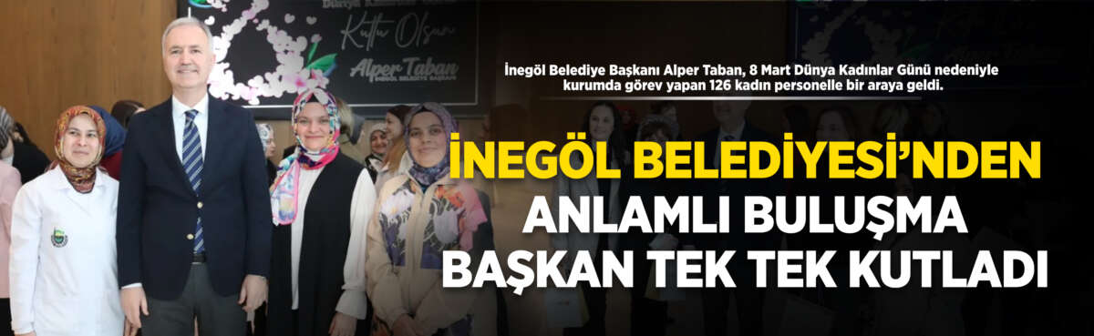 İnegöl Belediye Başkanı Alper Taban,