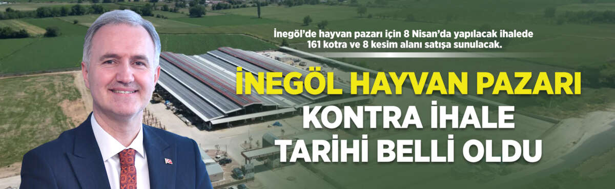 İnegöl Belediyesi Hayvan Pazarının Kurban