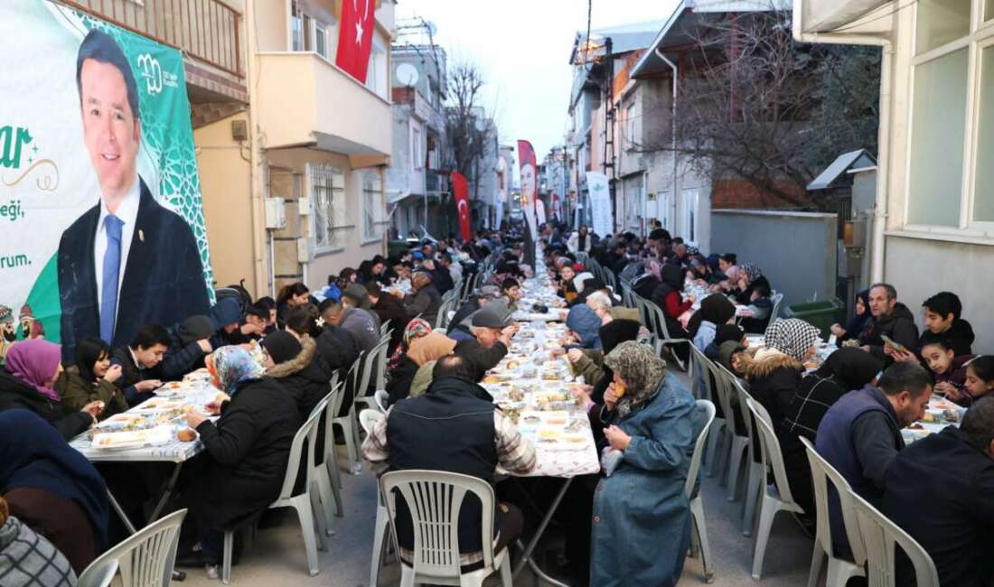 Osmangazi’nin bu mahallesinde iftar organizasyonu ilk kez yapıldı! Paylaşma ve dayanışma ayı