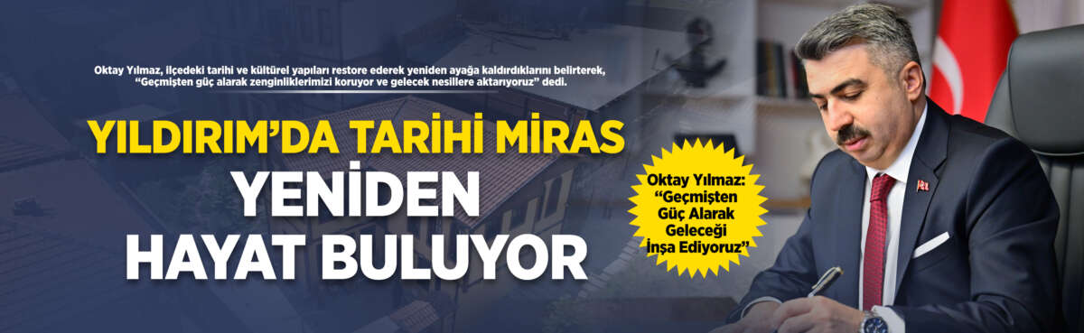 Yıldırım Belediyesi, bir yandan kentsel