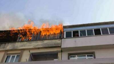 Bursa’nın İnegöl ilçesinde 4 katlı