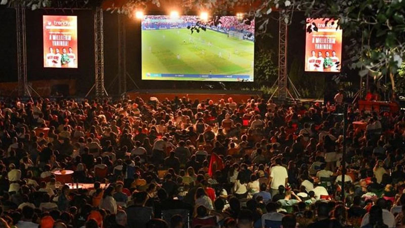 Bursa’da milli maç heyecanı