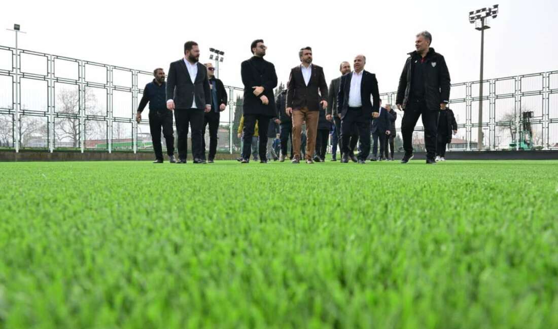 Bursaspor’un yeni şampiyonları bu tesisten çıkacak Vakıfköy Orhan Özselek Tesisleri’nde