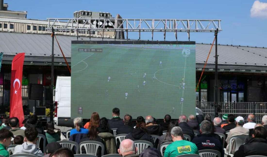 Bursaspor’un final maçına Osmangazi’de dev ekran… Nesine 2. Lig Kırmızı